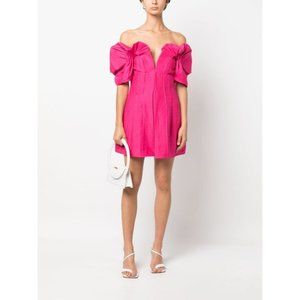 Cult Gaia Asal off-shoulder pink dress Size 6